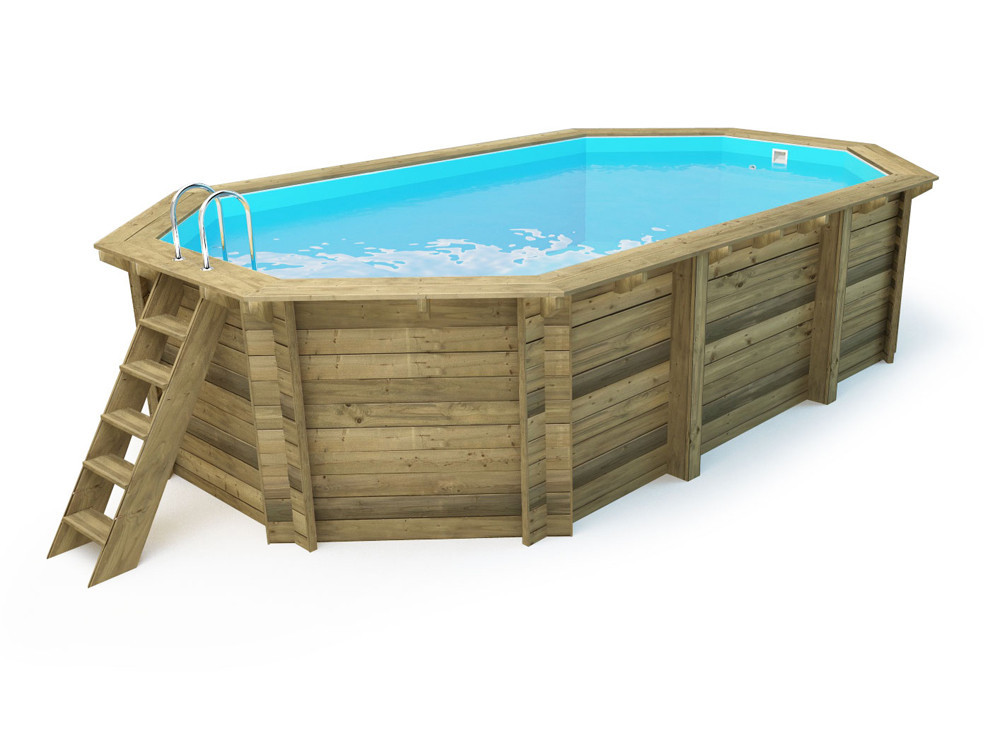 Piscine bois " Palma 145  " 7.57 x 4.07 x 1.44 m