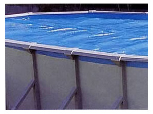 été - Couverture à bulles pour piscine ovale - 300 microns - 7.60 x 4.60 m
