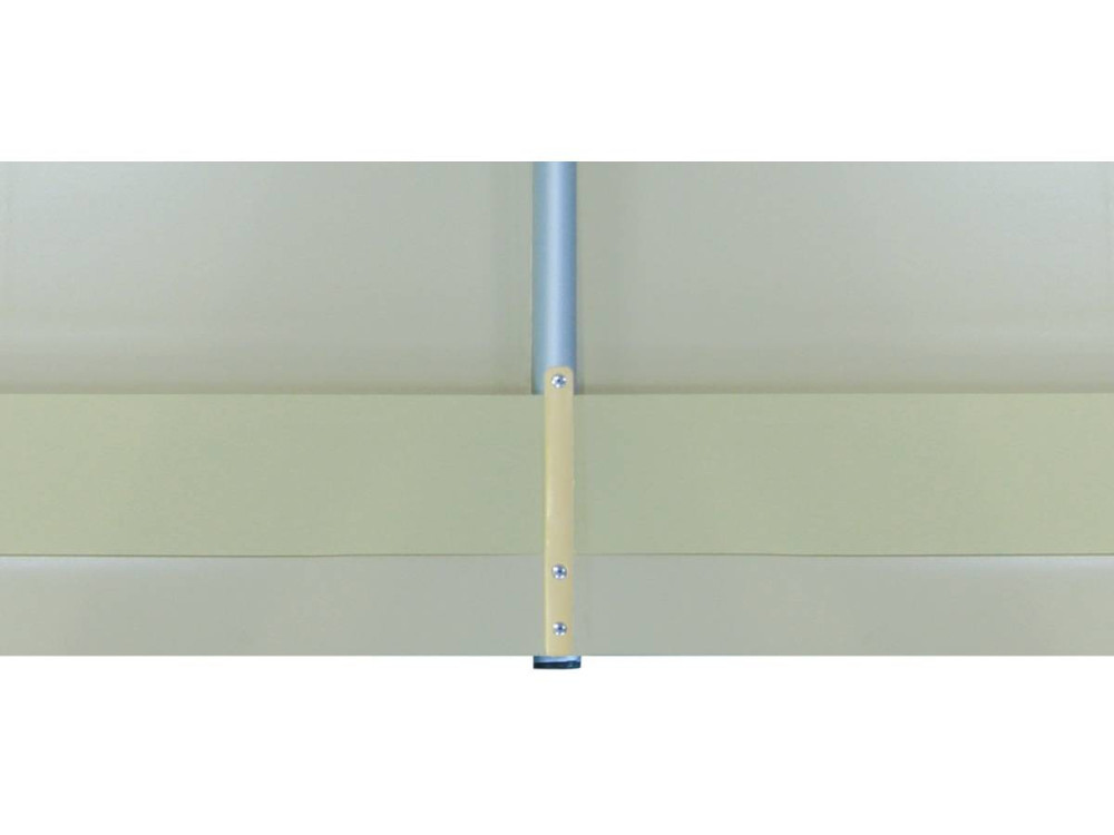 Couverture à barres 8.5 x 4.5 m - Piscine de 8 x 4 m - Gris