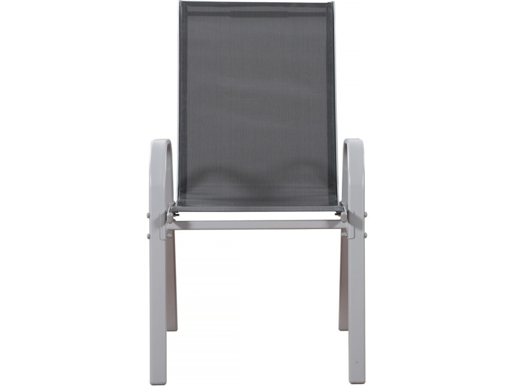 Fauteuil jardin Textilène "Cordoba" - Phoenix - Gris foncé - Lot de 2
