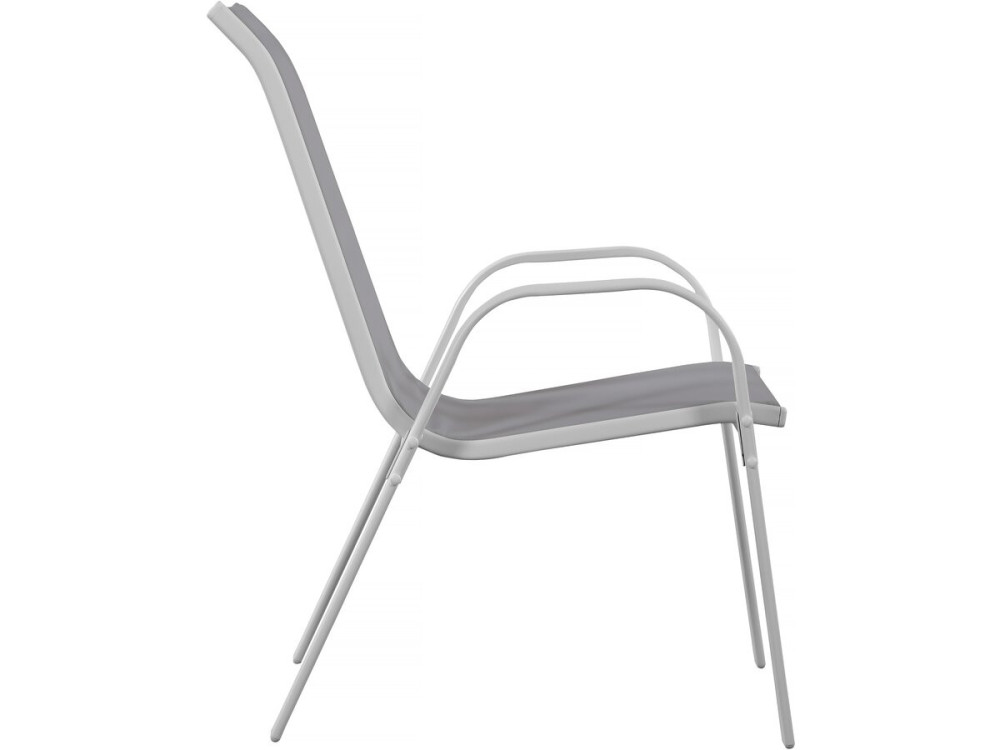 Fauteuil jardin Textilène "Cordoba" - Phoenix - Ecru - Lot de 2
