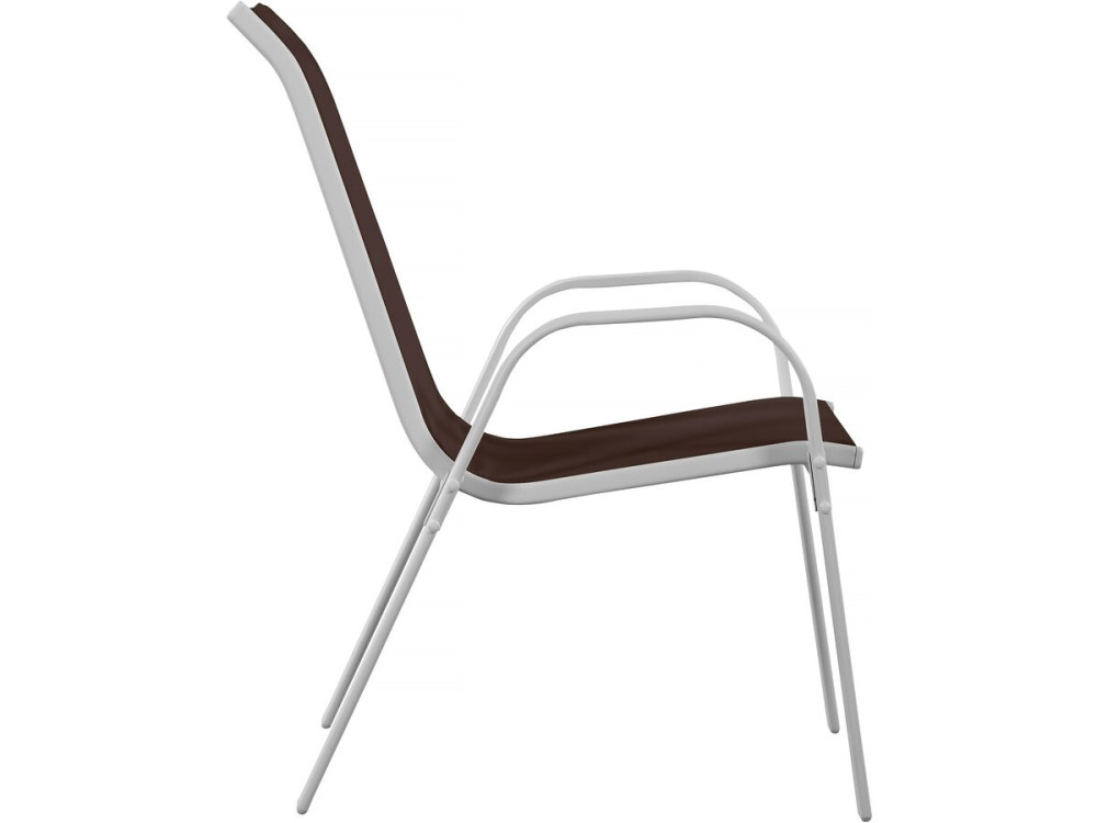 Fauteuil jardin Textilène "Cordoba" - Phoenix - Taupe - Lot de 2