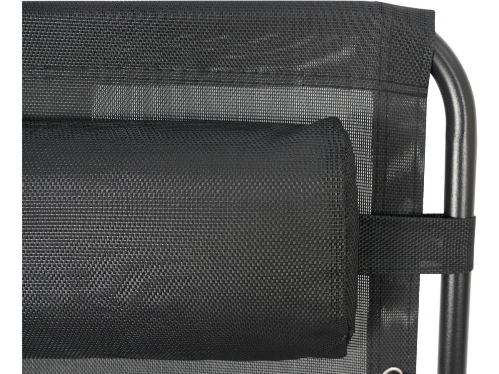 Lot de 2 Fauteuils de jardin inclinable zéro gravité "Sintra" - Noir