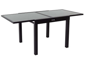 Table de jardin aluminium extensible "Porto 8" - Phoenix - Noir