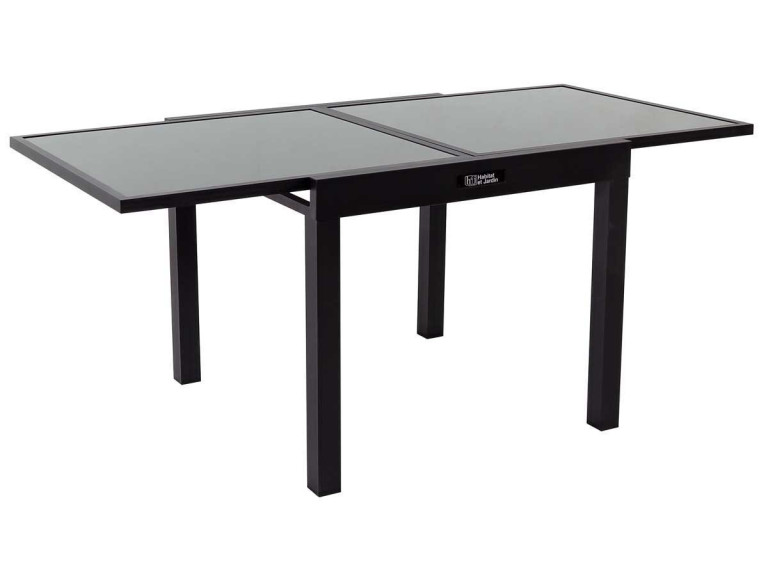 Table de jardin aluminium extensible "Porto 8" - Phoenix - Noir