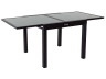 Table de jardin aluminium extensible "Porto 8" - Phoenix - Noir