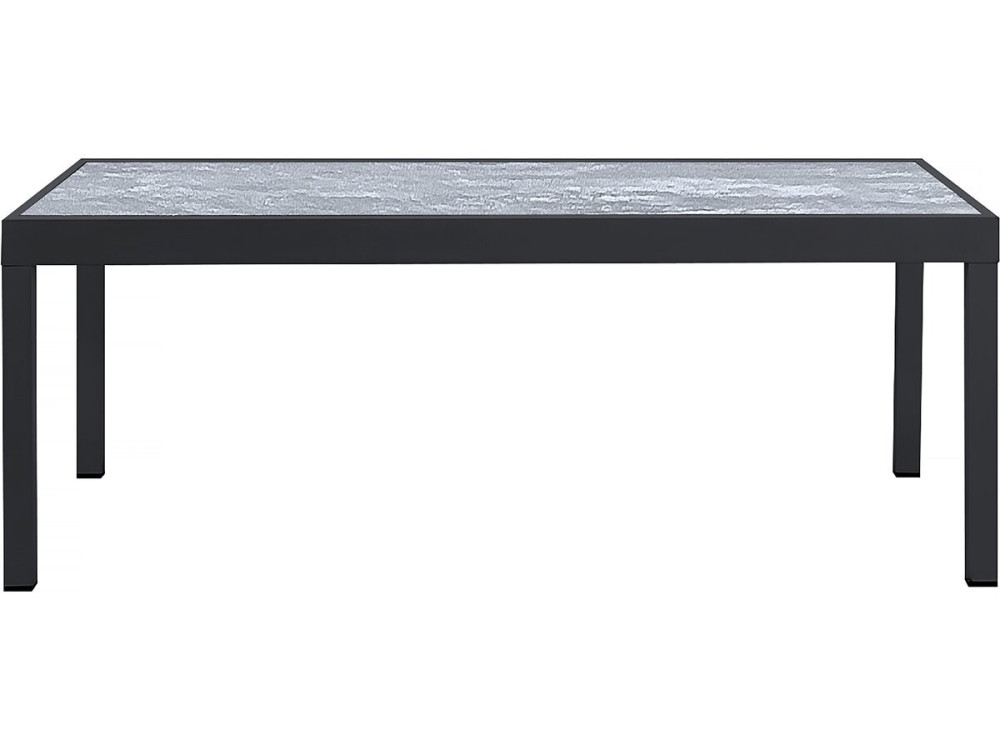 Table jardin en aluminium extensible "Lagos" - 200/320 x 105 x 76 cm - Gris