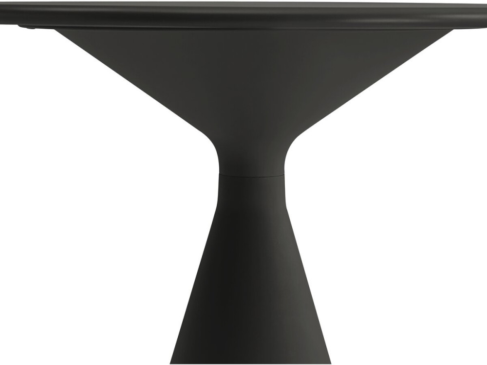 Table haute bistro de jardin ⌀80 cm "Néora" - Noir