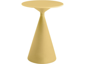 Table haute bistro de jardin ⌀80 cm "Néora" - Jaune