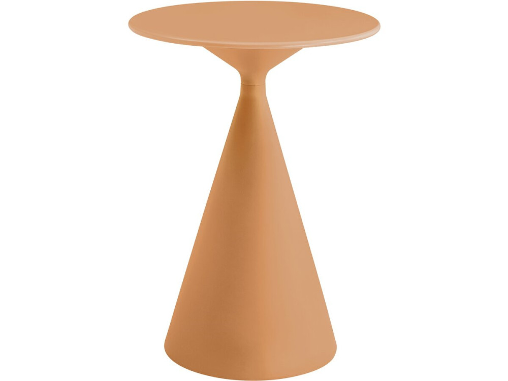 Table haute bistro de jardin ⌀80 cm "Néora" - Orange