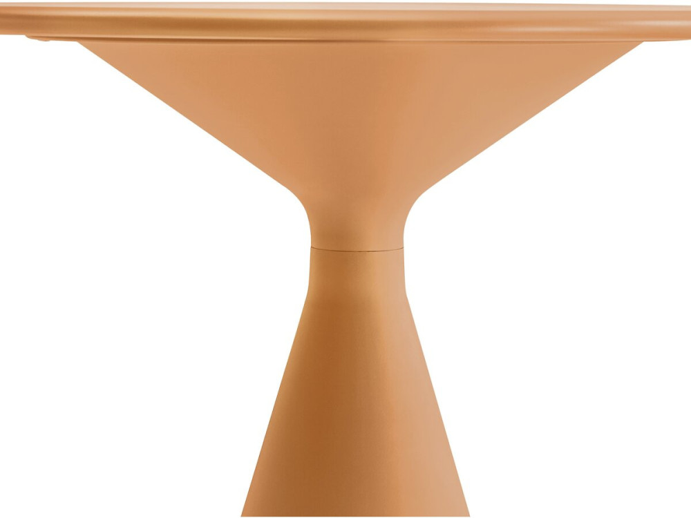 Table haute bistro de jardin ⌀80 cm "Néora" - Orange