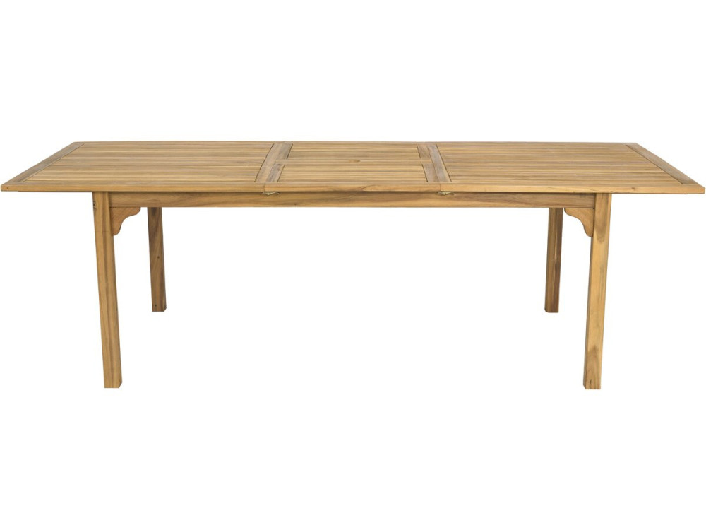 Table de jardin extensible en bois 180/240 cm "Valladolid" – 6 à 10 places - Marron