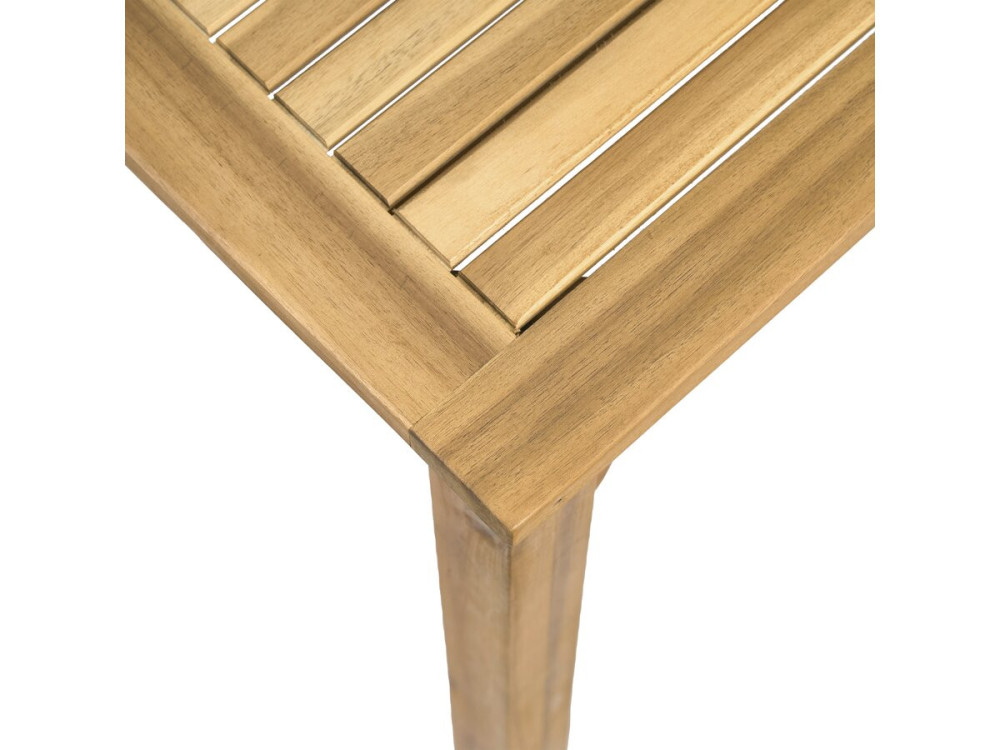Table de jardin extensible en bois 180/240 cm "Valladolid" – 6 à 10 places - Marron