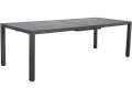Table de jardin extensible en métal "Salou" - 240/300 x 100 x 75 cm - Gris - 145710