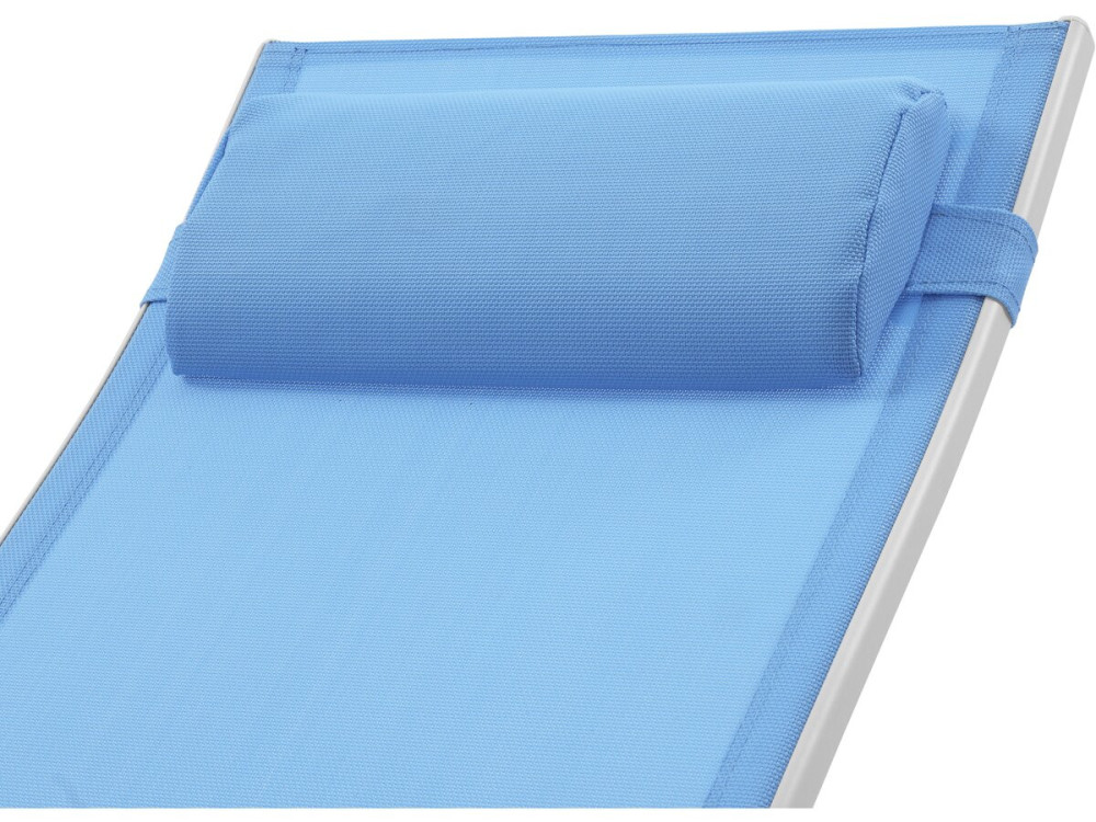 Bain de soleil en aluminium "Beauty" - Phoenix - Bleu - Lot de 2