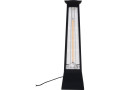 Chauffage électrique radiant en fibre de carbone "Volcano" - 2000W - Noir
