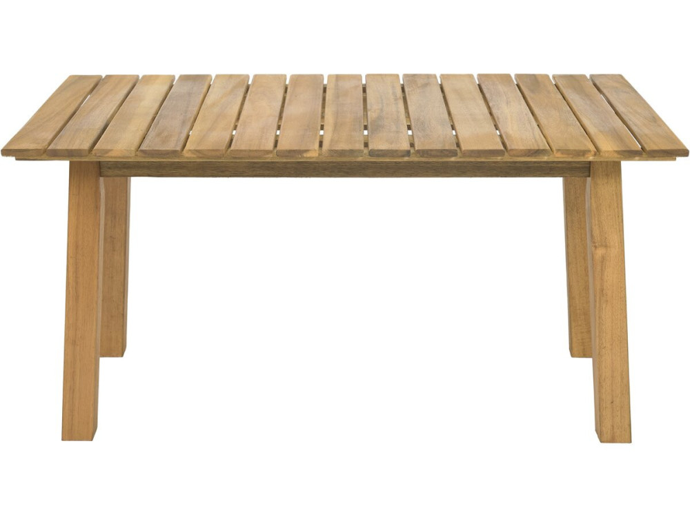 Salon de jardin en bois avec coussins "Beckham" - 4 places - Gris