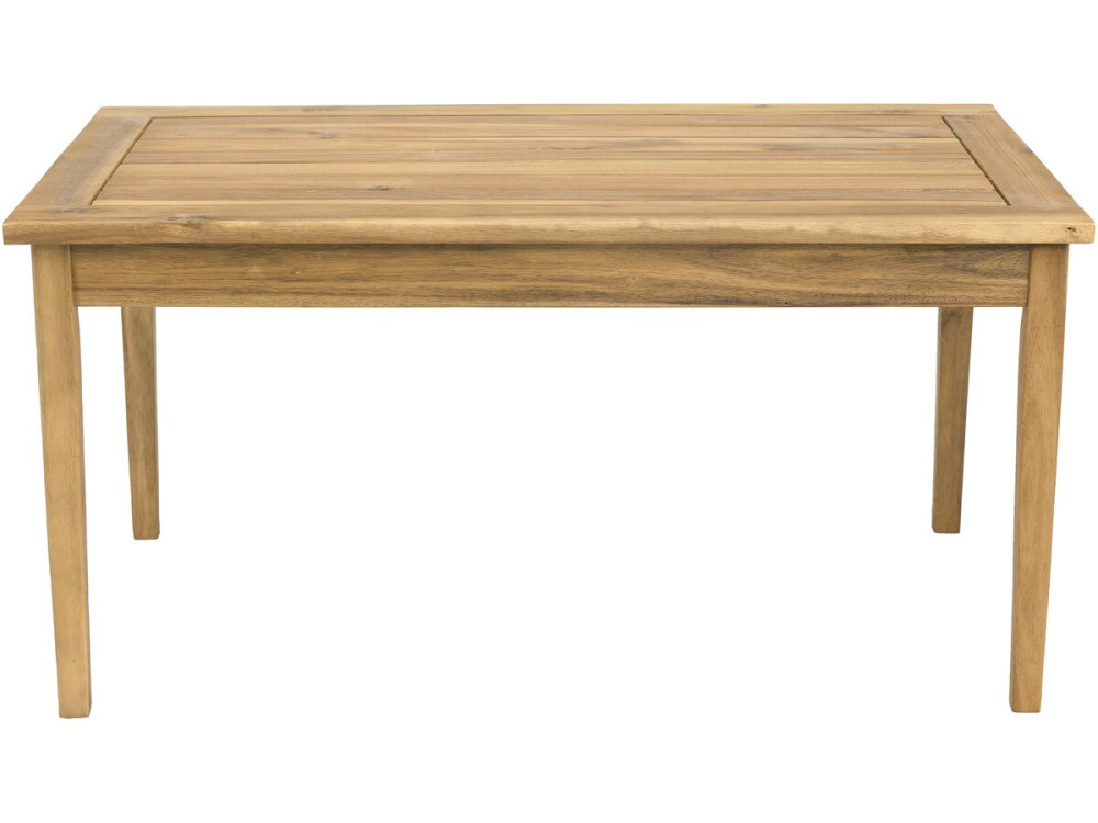 Salon de jardin en bois avec coussins "Presley" - 4 places - Gris