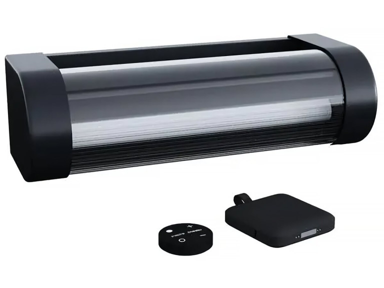 Applique solaire et rechargeable Booster " Loma "  150 à 900 Lumen - Noir