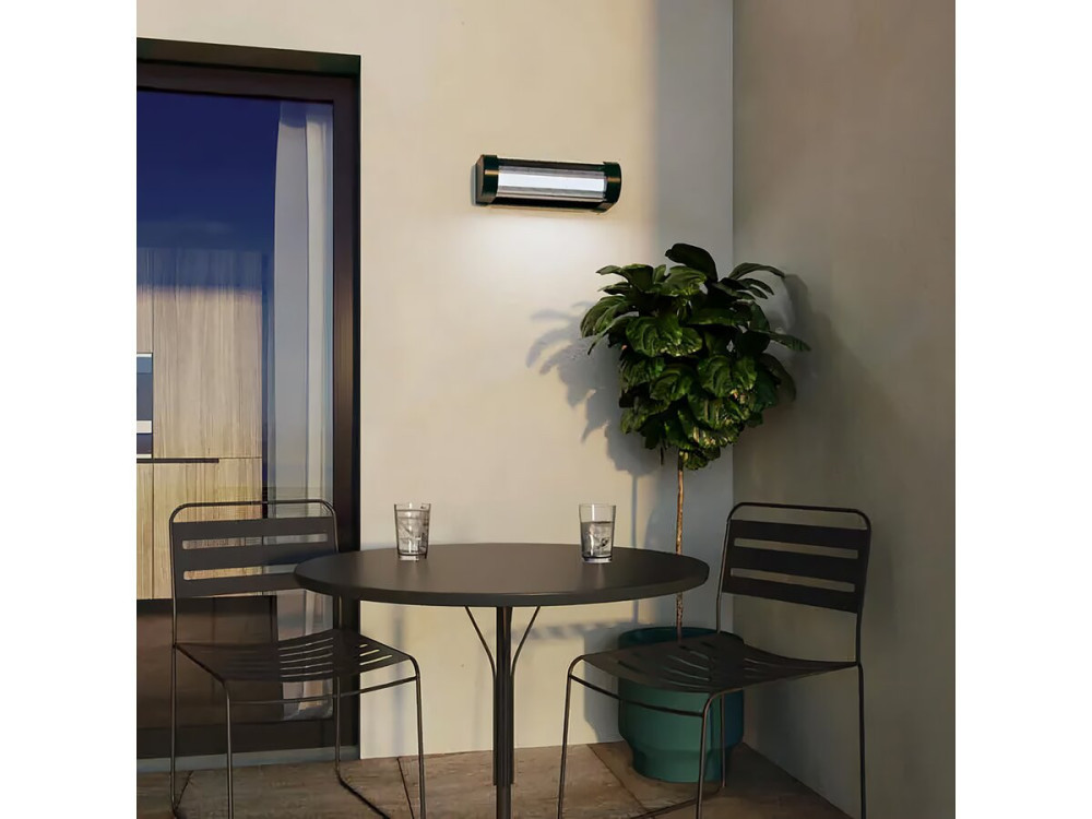 Applique solaire et rechargeable Booster " Loma "  150 à 900 Lumen - Noir