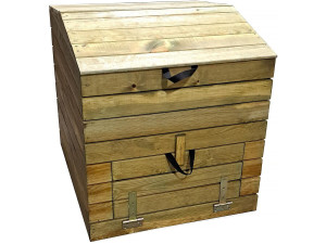 Composteur en bois 500L "Douglas" 80 x 80 x 85 cm