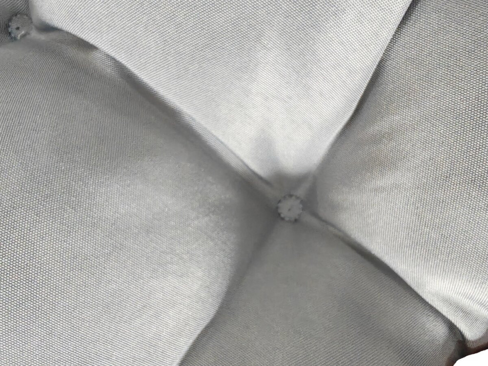 Coussin pour fauteuil de jardin en tissu "Romy" - 164 x 52 x 10 cm - Gris clair