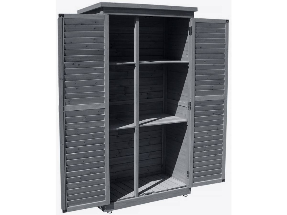 Armoire de jardin "Space" - 87 x 46.5 x 160 cm - Anthracite