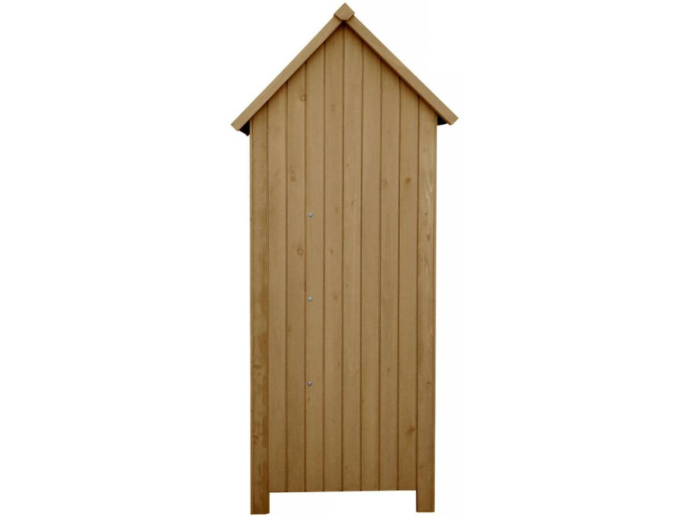 Armoire de jardin "Cabanon" - 77 x 54.5 x 179 cm - Marron