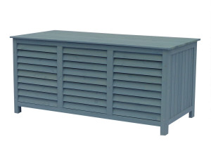 Coffre de jardin en bois "Macao" - 130 x 64 x 60 cm - Bleu ciel
