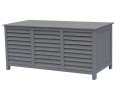 Coffre de jardin en bois "Macao" - 130 x 64 x 60 cm - Bleu ciel - Anthracite