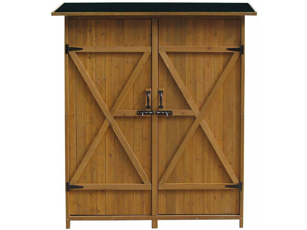 Armoire de jardin "Espacio"- 140 x 49 x 162 cm - Marron