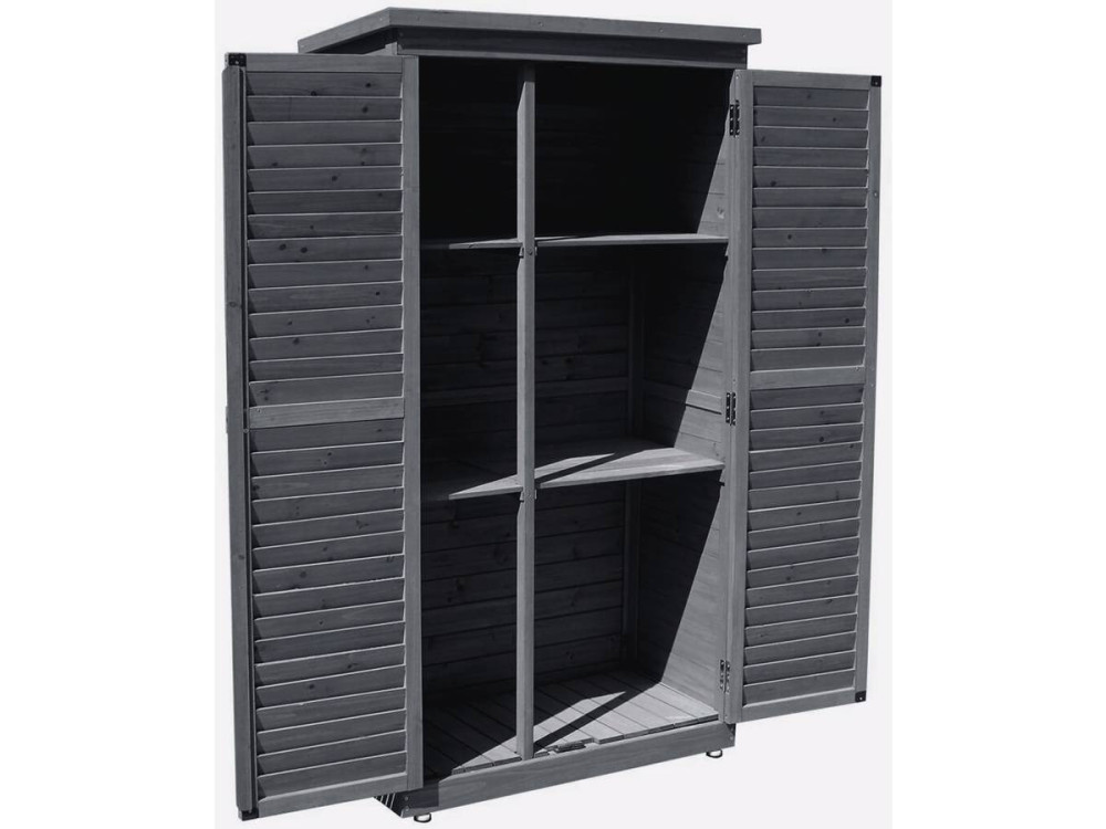 Armoire de jardin "Space" - 87 x 46.5 x 160 cm - Anthracite