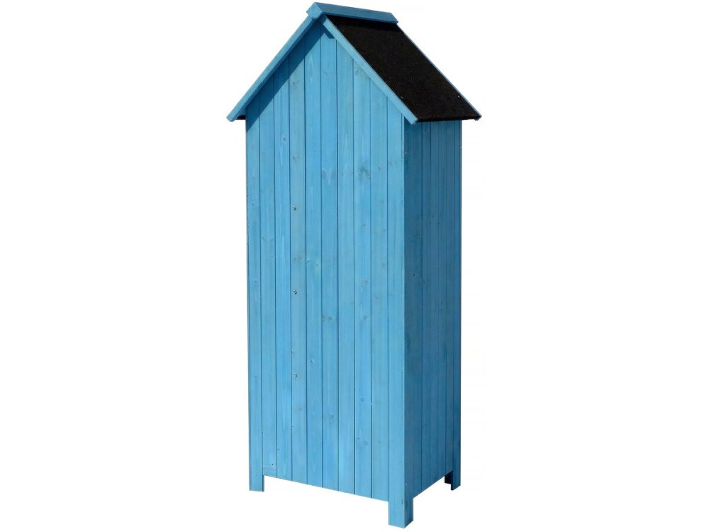 Armoire de jardin "Cabanon" - 77 x 54.5 x 179 cm - Bleu ciel