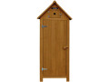 Armoire de jardin "Cabanon" - 77 x 54.5 x 179 cm - Marron - Marron