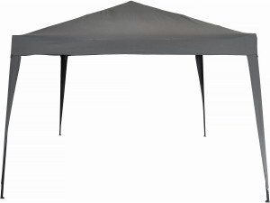 Tonnelle de jardin pliante "Svetlana 3" - 9 m² - 3 x 3 m - Gris