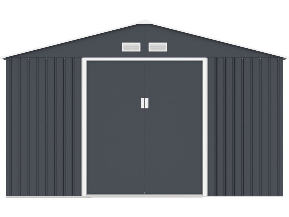 Abri de jardin métal "Vegas"- 15 m² - Gris