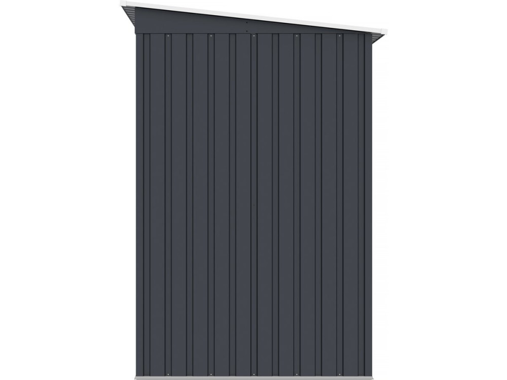 Abri de jardin métal monopente "Austin" - 3,14 m2 - Gris