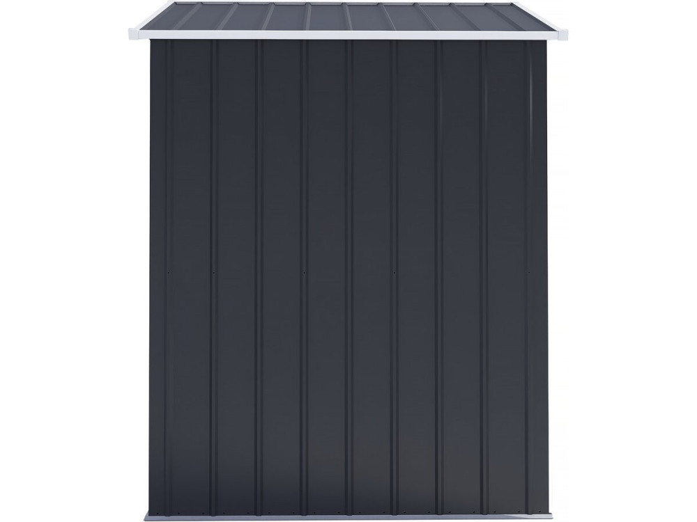 Abri de jardin métal porte coulissante "Memphis" - 1,36 m² - Gris