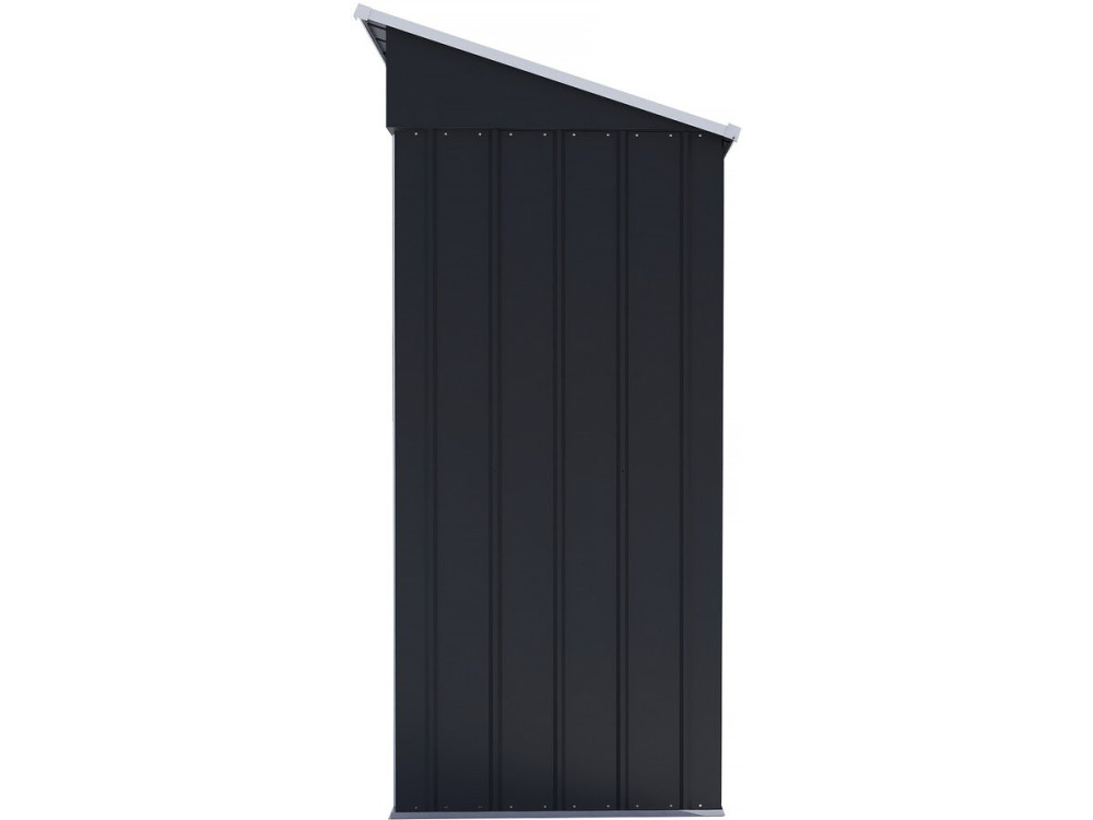 Abri de jardin métal porte coulissante "Memphis" - 1,36 m² - Gris