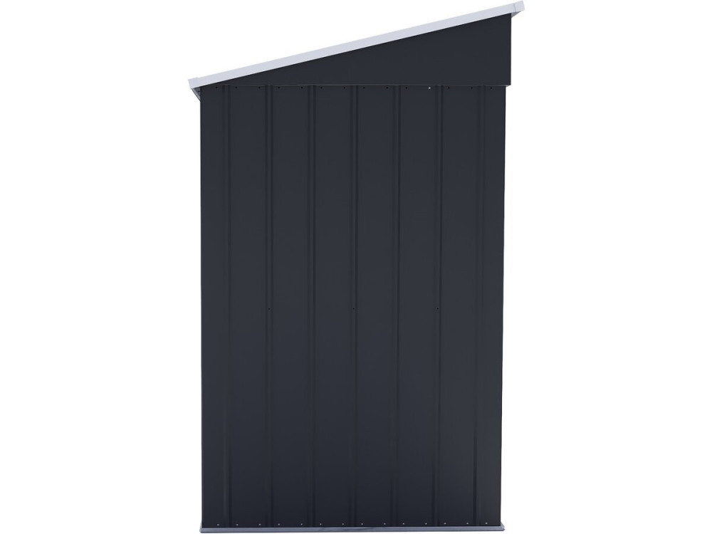 Abri de jardin métal monopente "Denver" - 3,32 m² - Gris