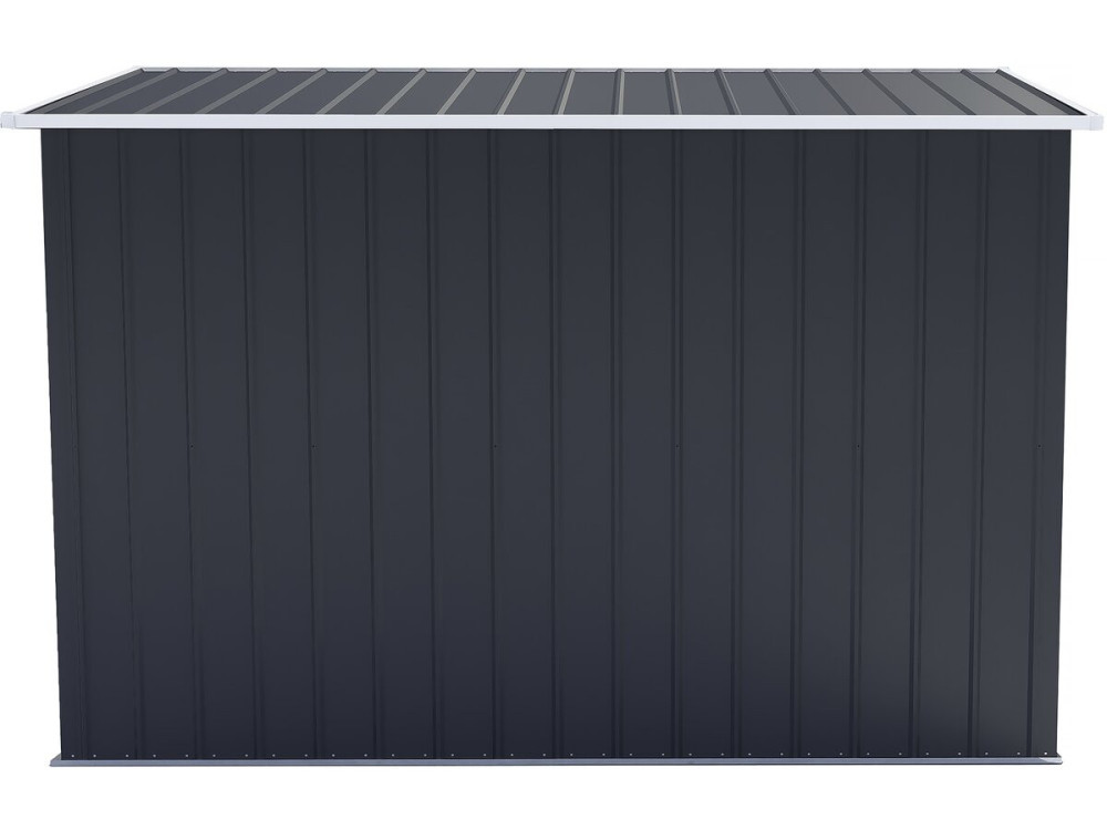Abri de jardin métal monopente "Denver" - 3,32 m² - Gris
