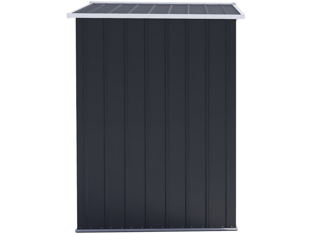 Abri de jardin en métal avec porte coulissante "Boston" - 2,17 m² - Gris