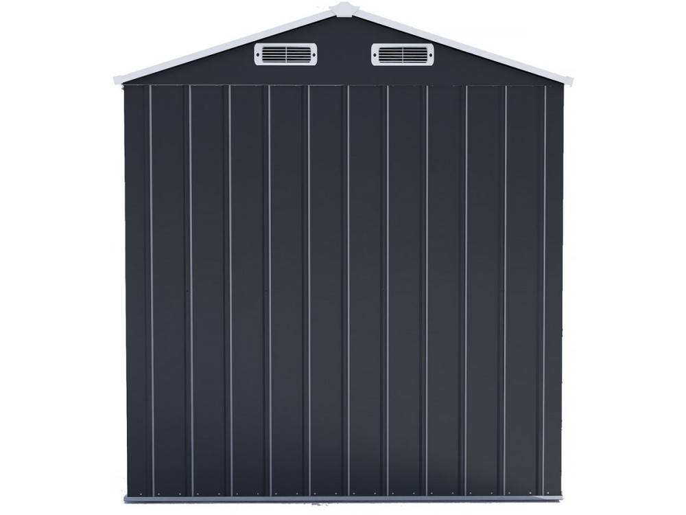 Abri de jardin en métal avec porte coulissante "Boston" - 2,17 m² - Gris