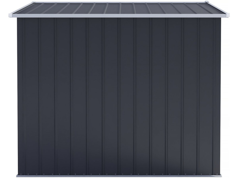 Abri de jardin métal avec portes coulissantes "Boston" - 4.12 m² - Gris