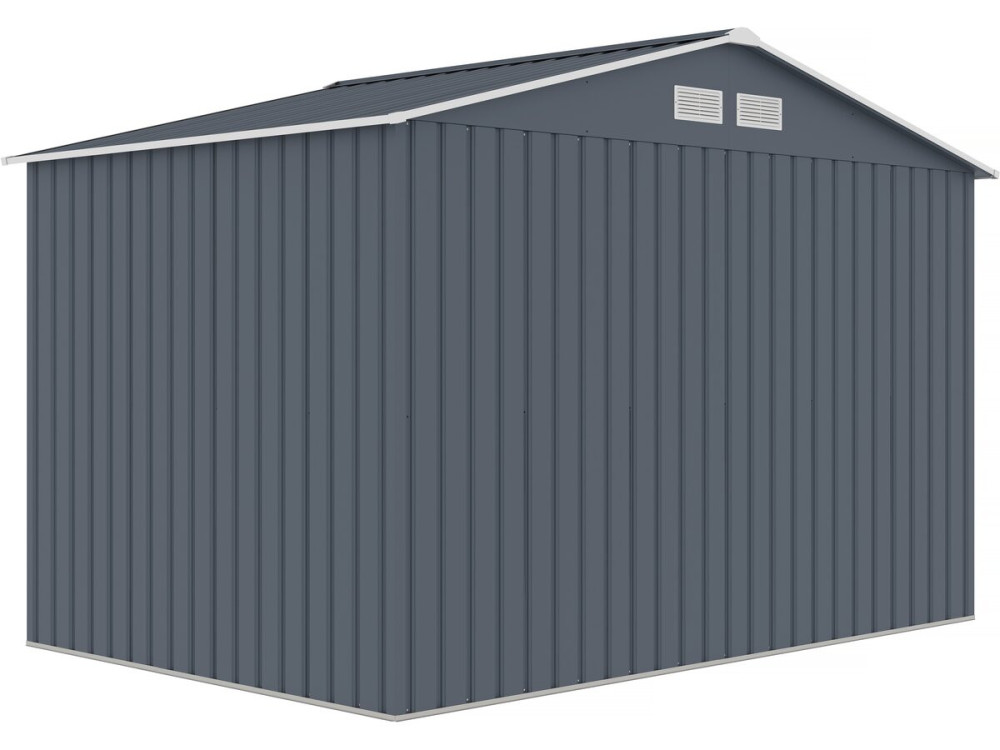 Abri de jardin métal "Vegas II" - 5,29 m2 - Gris