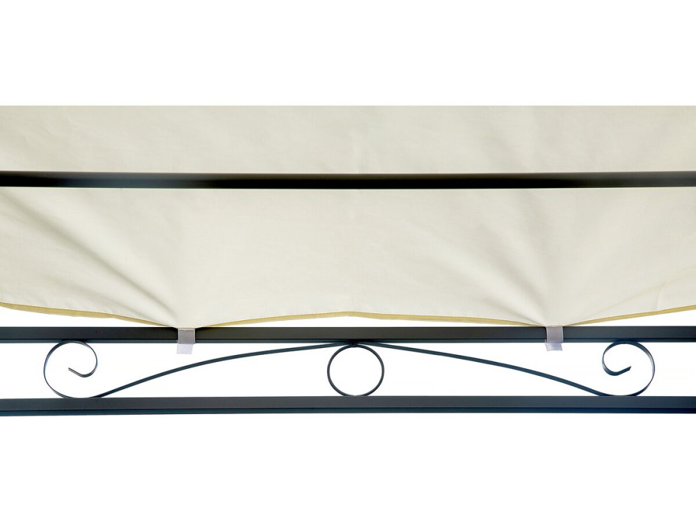 Pergola inclinée en métal - 3 x 2,5 m - Beige