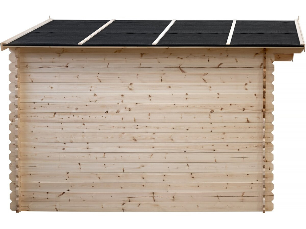 Abri de jardin en bois 14m² "Oz" - 388 x 298 x 225 cm - 28 mm