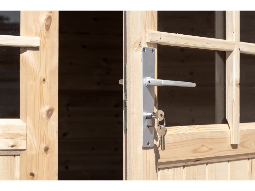 Abri de jardin bois "Alex" - 20.20 m² - 4.80 x 4.00 x 2.39 m - 28 mm
