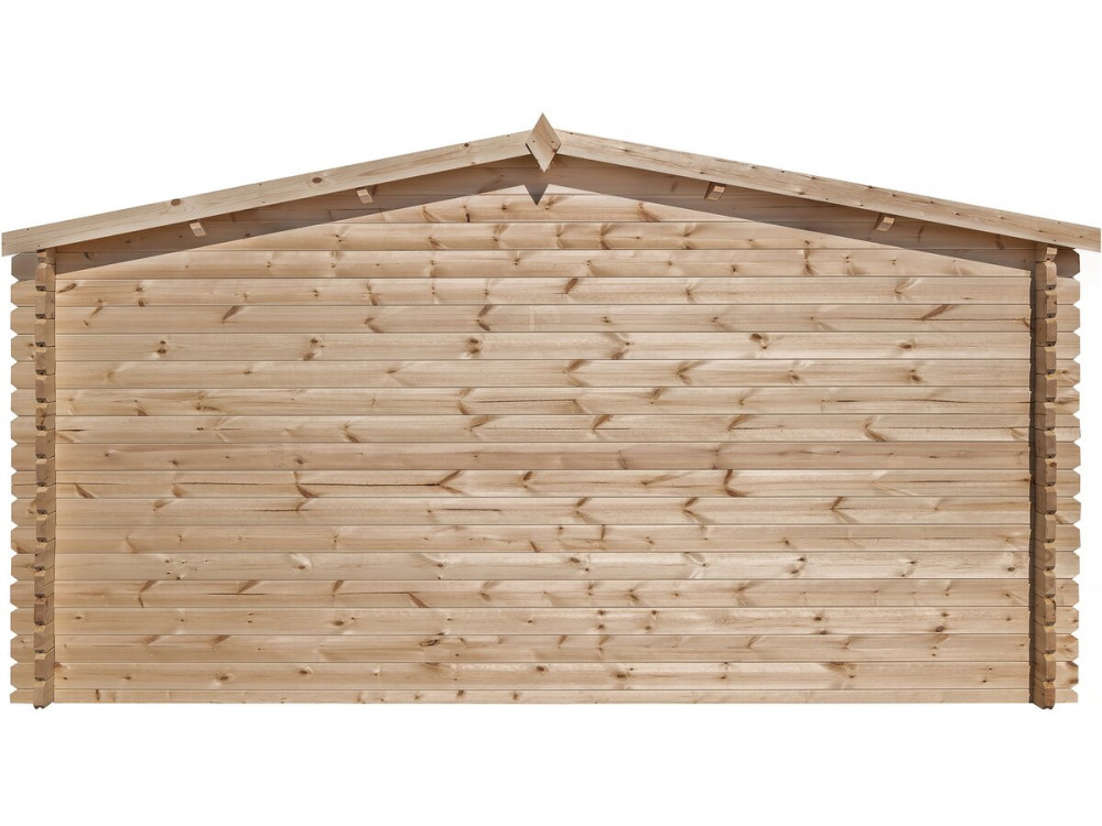 Abri de jardin bois "Alex" - 20.20 m² - 4.80 x 4.00 x 2.39 m - 28 mm