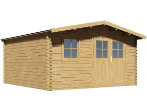 Abri de jardin bois "Belval" - 18,75 m² - 28 mm